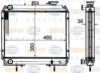 HELLA 8MK 376 701-141 Radiator, engine cooling